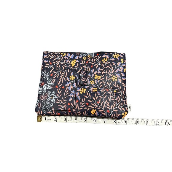 NOTA Ultimate Office Pouch Bag Floral 9" x 7" Clutch Notes Games Zip Up - Picture 7 of 10